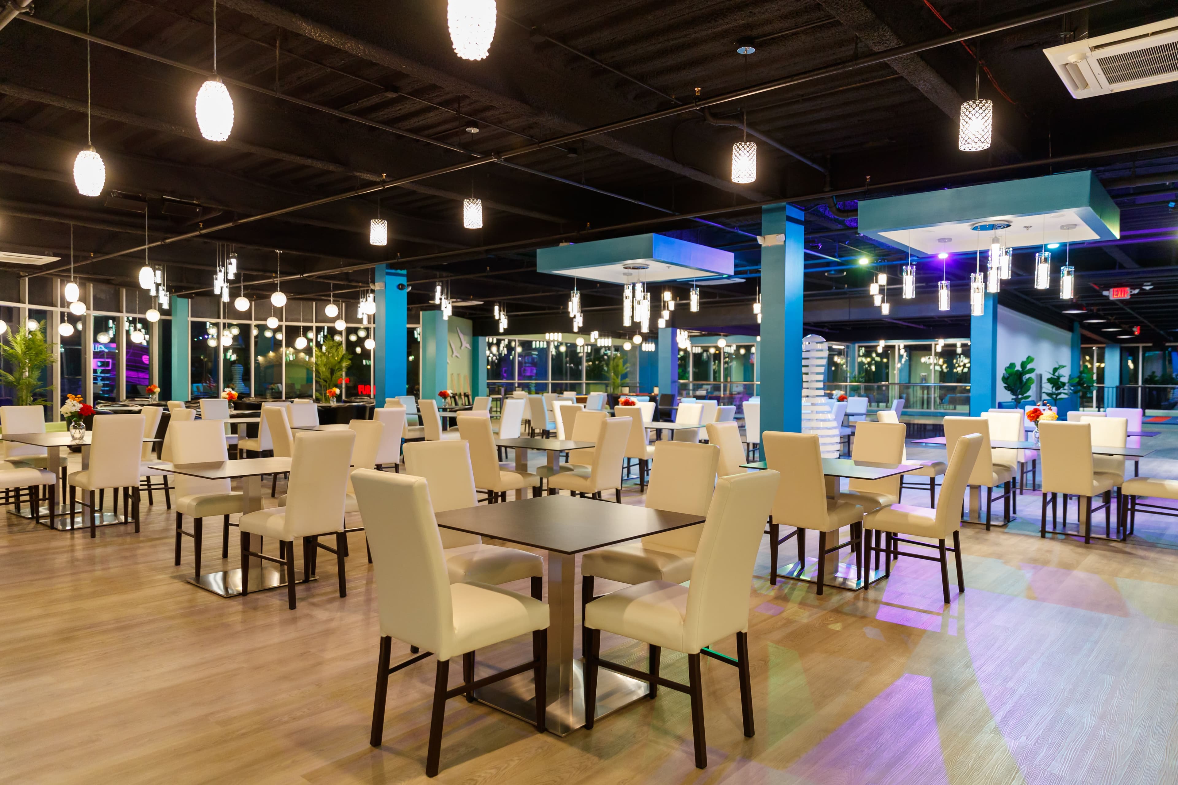 Modern arcade and entertainment area at Central New Jersey event venue - vibrant gaming stations in East Brunswick