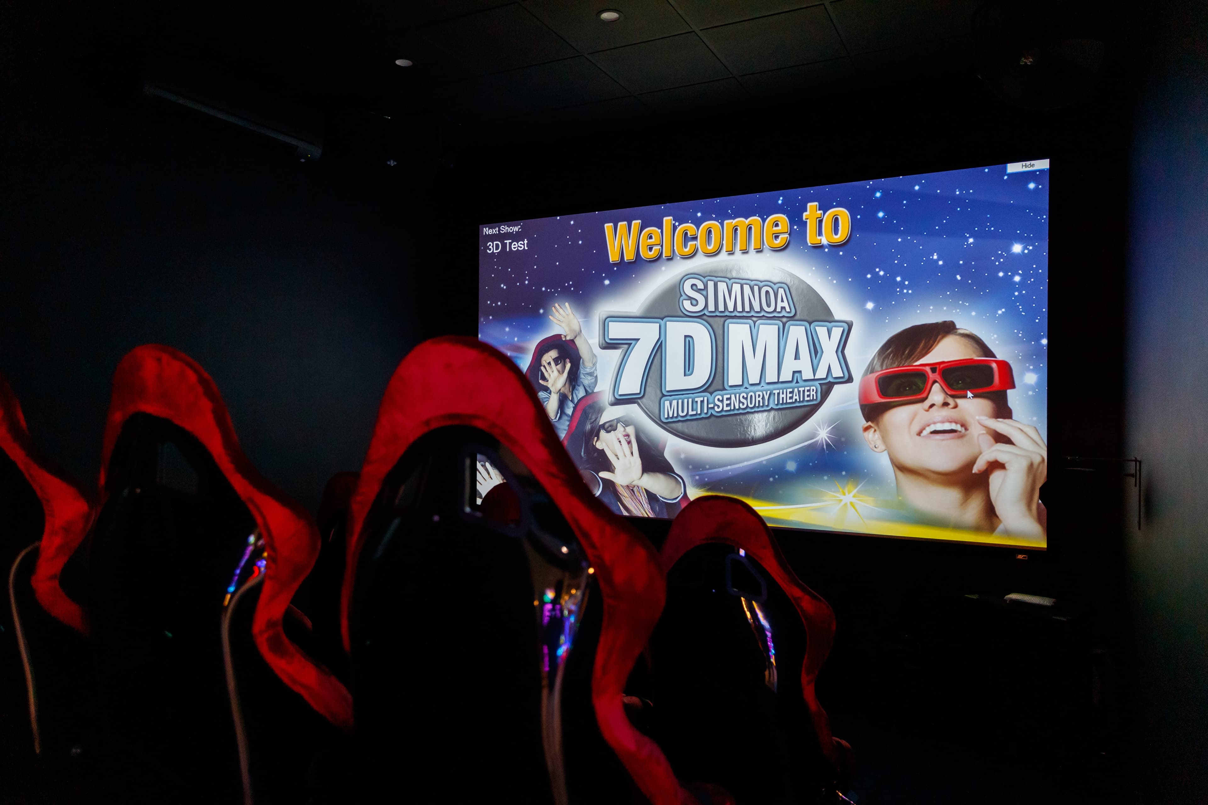 Professional sports simulator and VR gaming area at Central NJ event venue - cutting-edge technology in East Brunswick entertainment center